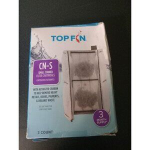 Top Fin CN-L Corner Filter Cartridges – 3-Pack – Activated Carbon Media